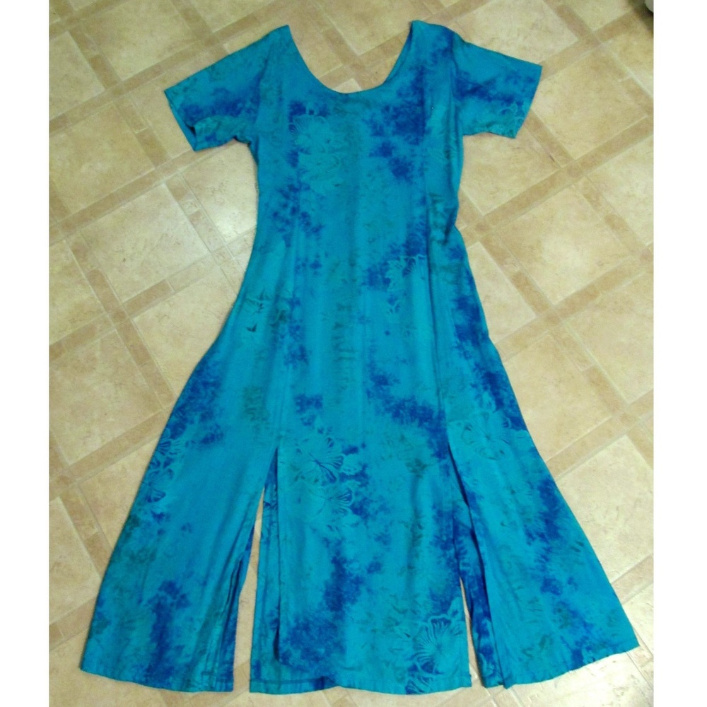 Bali Batiks Dress Side Slits NWT Rare Style Sz S